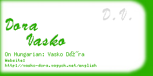 dora vasko business card